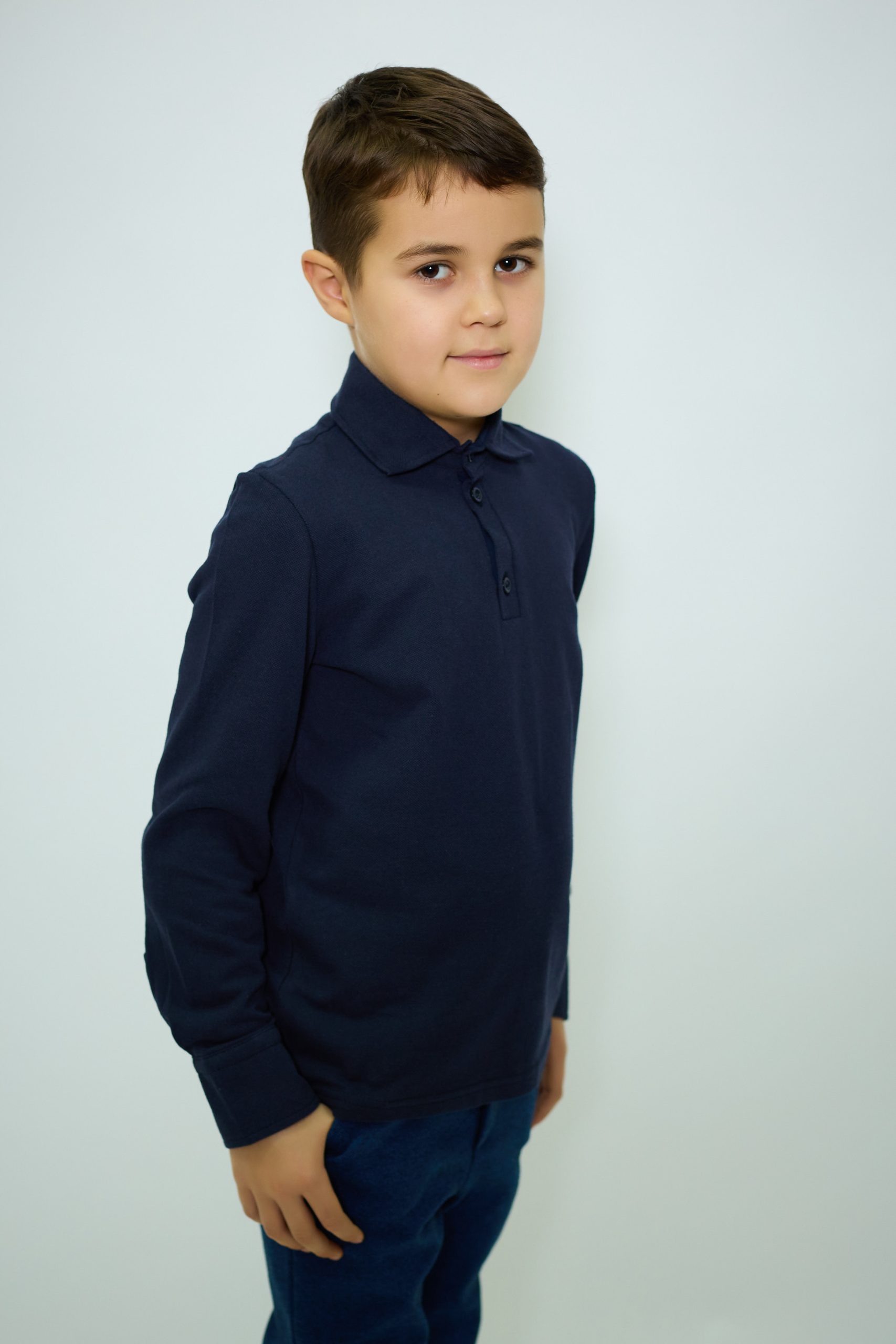 Tricou Polo cu mînecă lungă Model 1080 - imagine 2