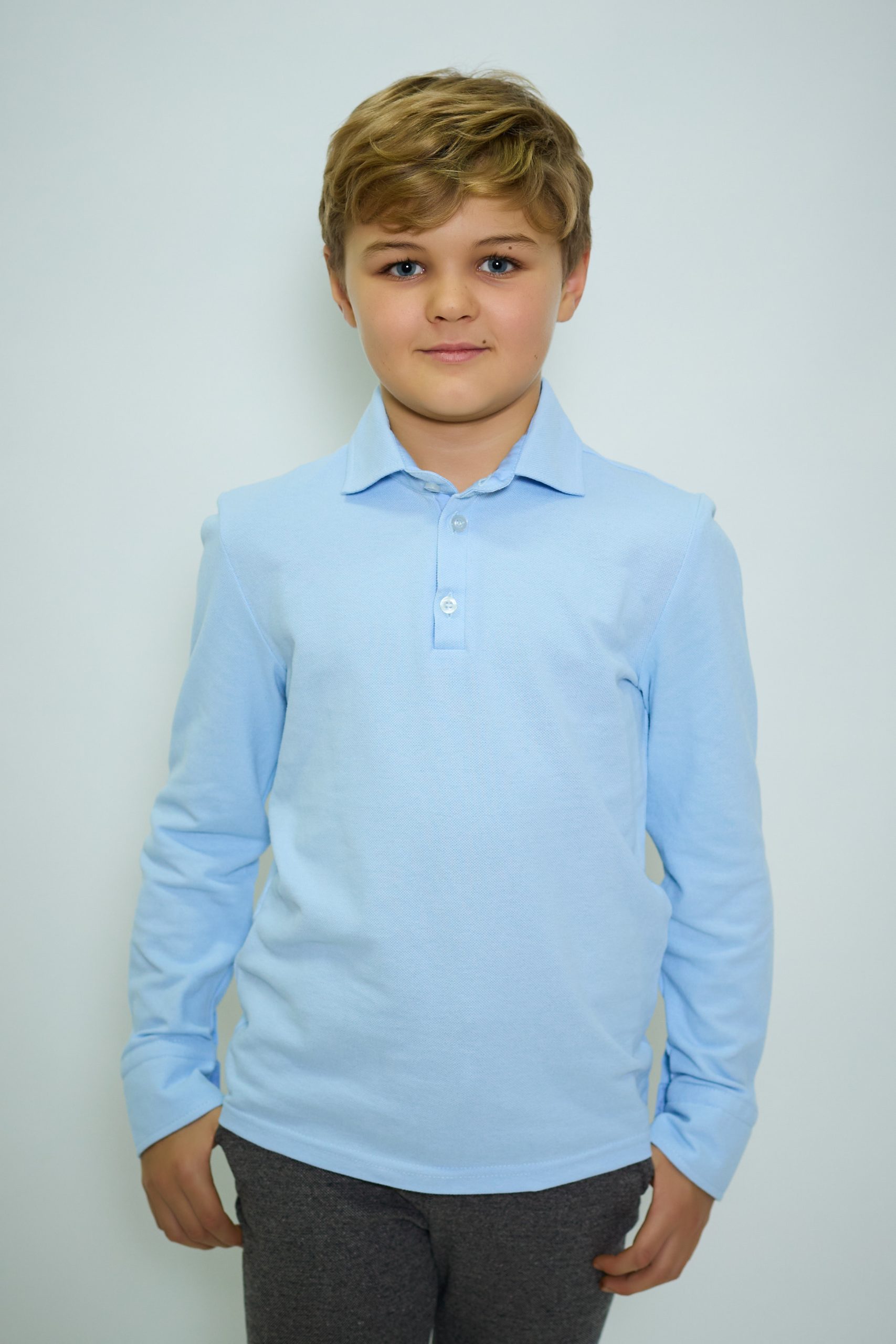 Tricou Polo cu mînecă lungă Model 2090