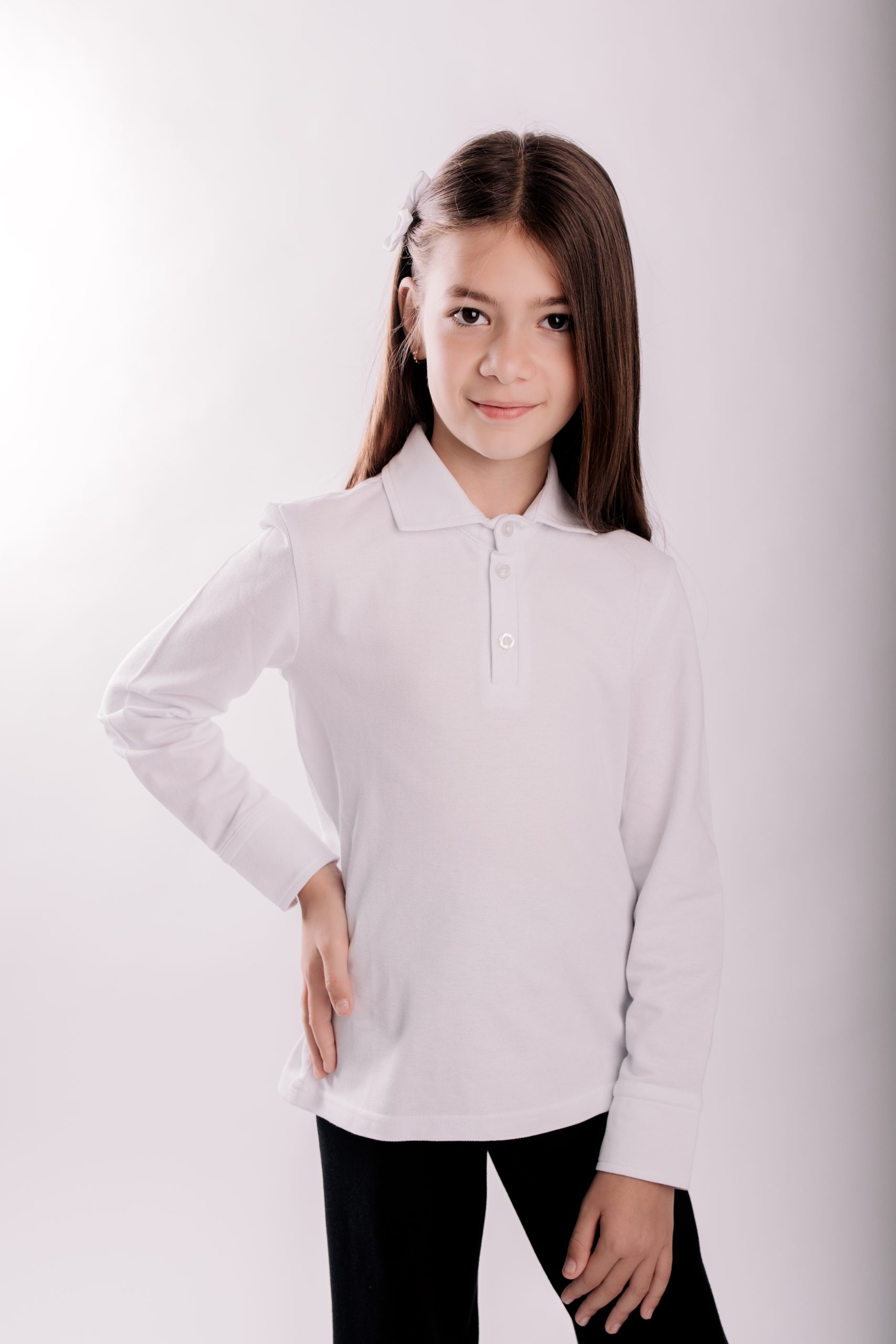 Tricou Polo cu mînecă lungă Model 2090 - imagine 5